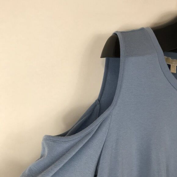 NEW MICHAEL Michael Kors Cold Shoulder Twist Hem Top Women's Plus 2X Long Sleeve - Picture 2 of 13